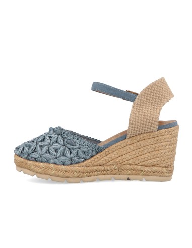O-Joo Geri Flower sandalo espadrillas con zeppa
